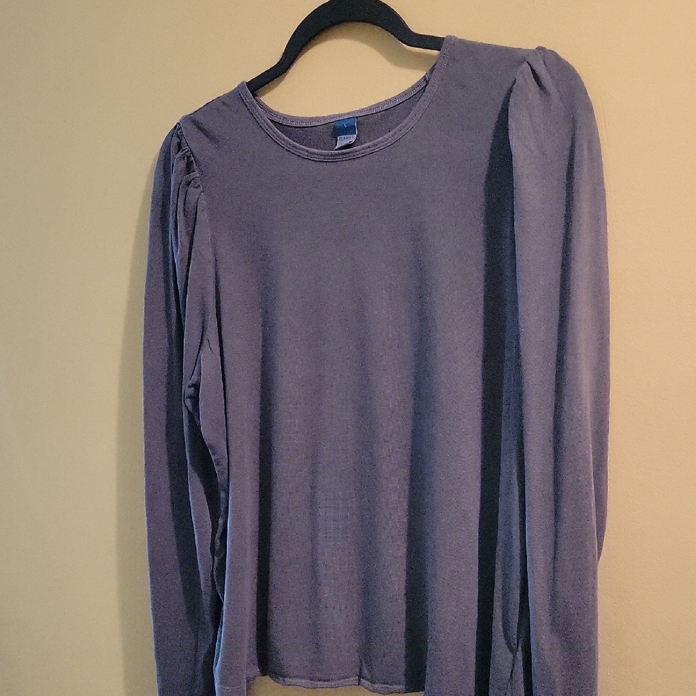 Old Navy Women's Long Sleeve Blouse - Gray